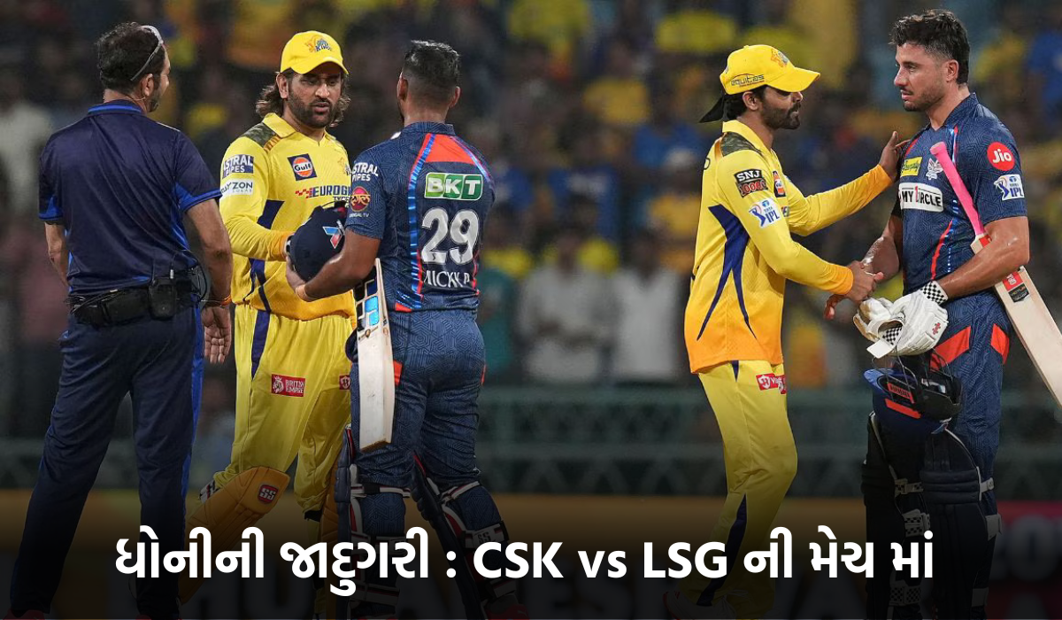 ધોનીની જાદુગરી: એક હાથમાં સિક્સર અને રાહુલનો શાનદાર કેચ.